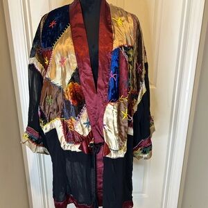 Vintage Multicolor Patchwork Women’s duster/shacket